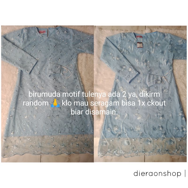 COD KEBAYA TUNIK TULLE TULE TILE M-XXXL KEBAYA LILAC WARDAH MINT JUMBO WISUDA LAMARAN ROSGOLD ABU-TULE-BIRUMUDA