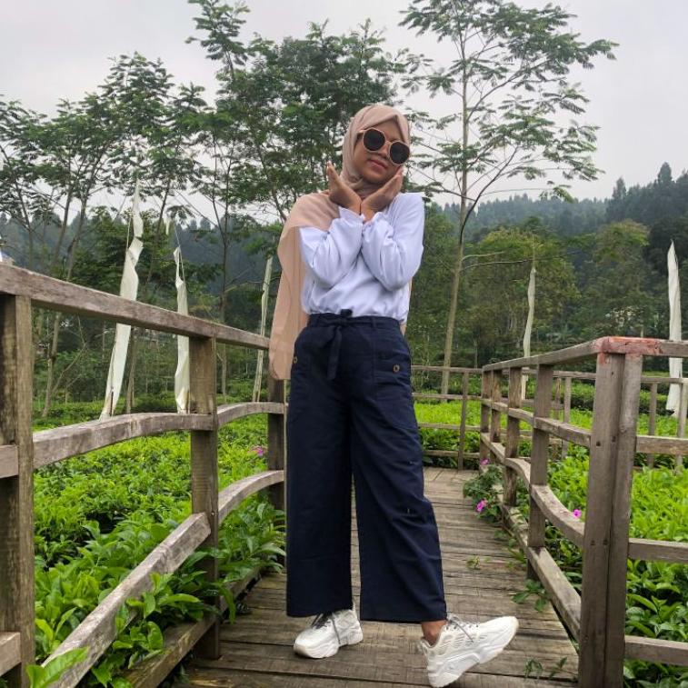 Celana Kulot Anak Perempuan Remaja/Tanggung usia 8-13 th Kulot Andin by Rainbow, Katun Cigaret / Kul