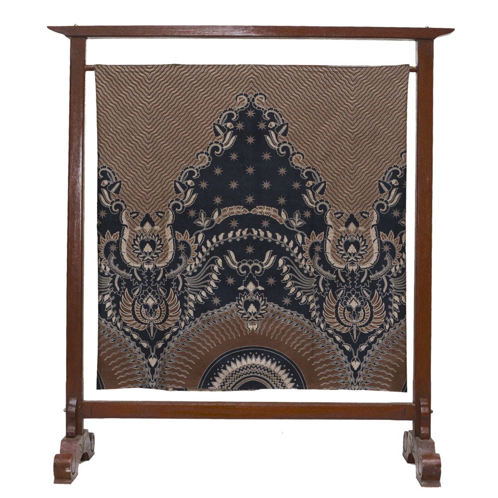 KAIN BATIK KATUN PREMIUM MOTIF BURUNG KEMBANG WARNA BIRU PUTIH JARIK JARIT SAMPING KEBAT PANJANG BAT