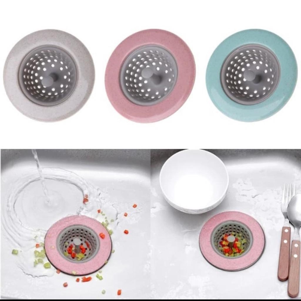 [UNIK88] Saringan Wastafel/ Kitchen Sinn Colander/ Silicone Drain Hair Catcher