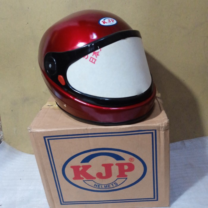 Helm KJP Warna merah hati Polos