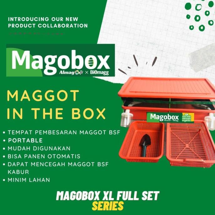 Magobox (Maggot in The Box) Olah Sampah dari Rumah - Magobox XL