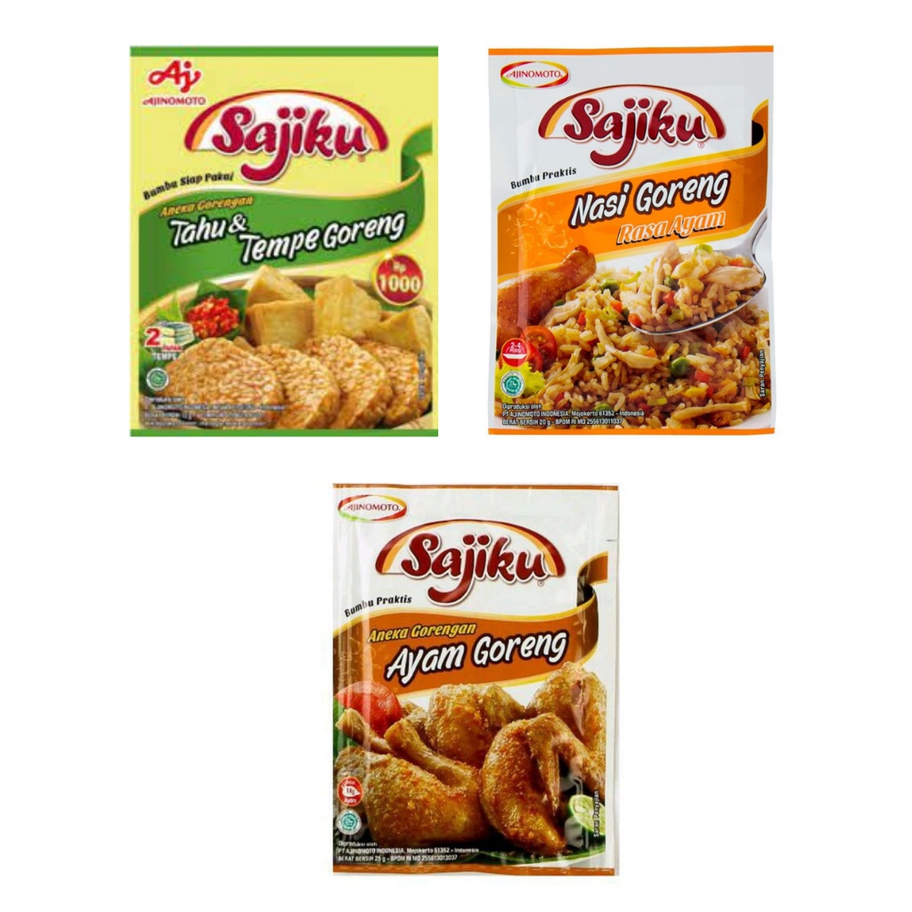 

BUMBU GORENG INSTAN SAJIKU ALL VARIAN 20GR MURAH
