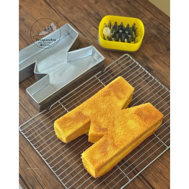 Loyang Alphabet Huruf / Loyang Abjad / Loyang Kue Huruf Abjad A-Z