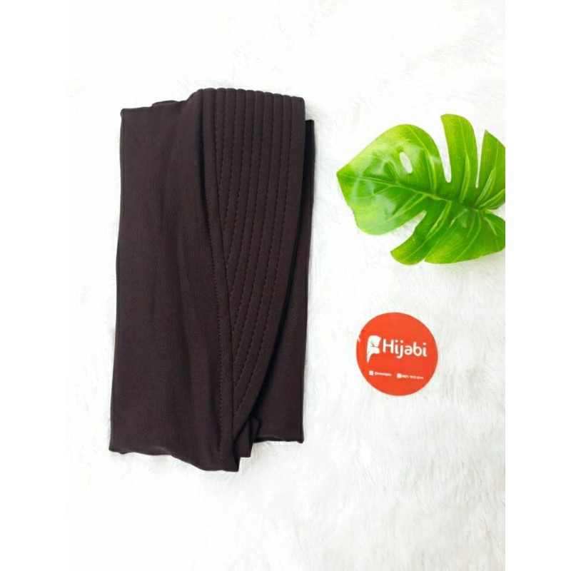 HIJAB SPORT PET KECIL ANTEM-Coklat tua