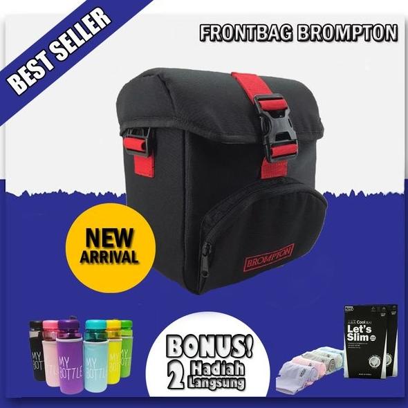TAS DEPAN FRONTBLOCK FRONTBAG SEPEDA LIPAT BROMPTON TRIFOLD 3SIXTY DLL SDFG6546E