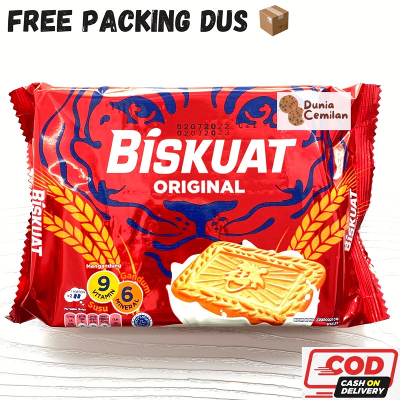 [TERMURAH!] Biskuit Biskuat 134.4gr Satuan - Biskuit Original Chocolate Enak Murah