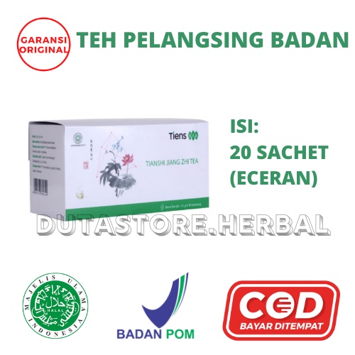 Jiang Zhi Tea Original (Kemasan eceran 20 Sachet)