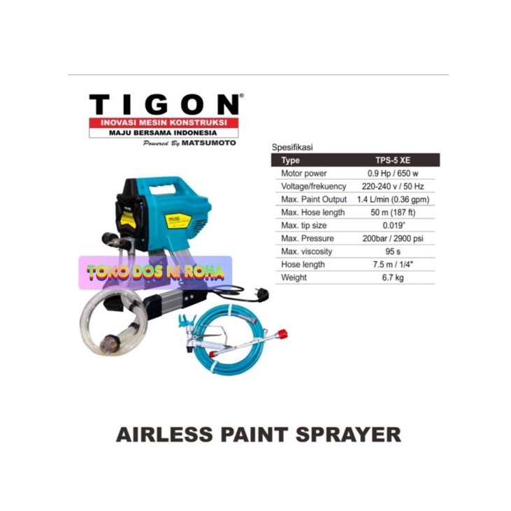 Mesin Sprayer Cat Tigon Cat Minyak Dan Cat Air