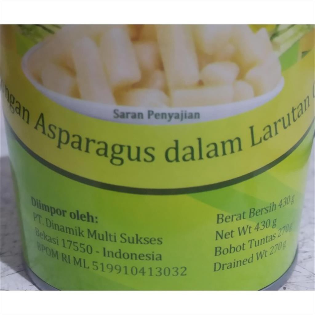 ASPARAGUS KALENG - CANNED 430 GR IMPERIAL HALAL IMPORT PREMIUM ENAK