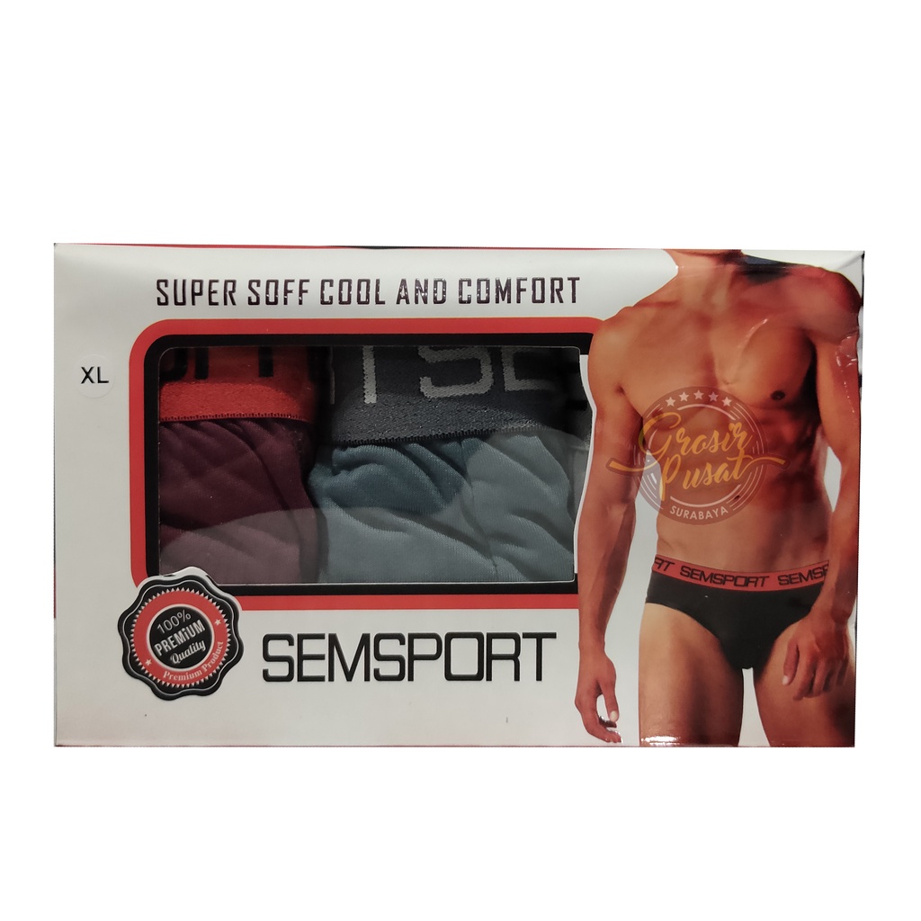 Celana Dalam Pria Sem Sport Premium Original CD SEM922