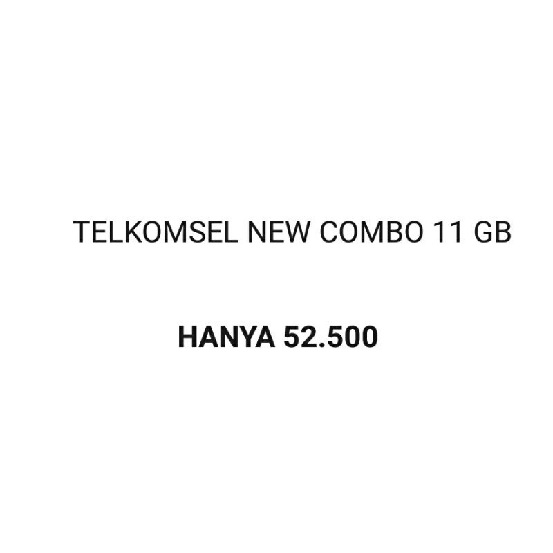 TELKOMSEL DATA 11 GB