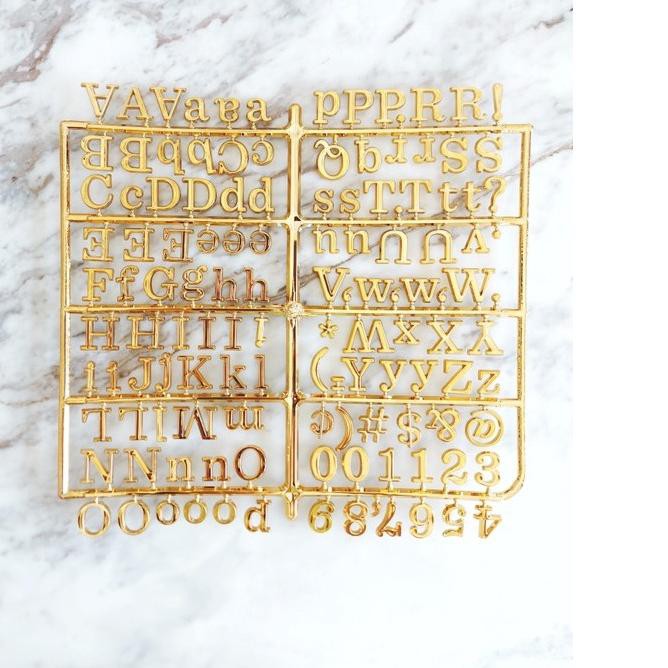 

❉ Shiny letter for letter board ➼