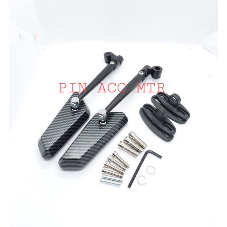 Spion Tomok Circuit Sirkuit Carbon Karbon Nmax Aerox Lexi Pcx Adv R15 R25 Cbr Ninja Dll almunium cnc