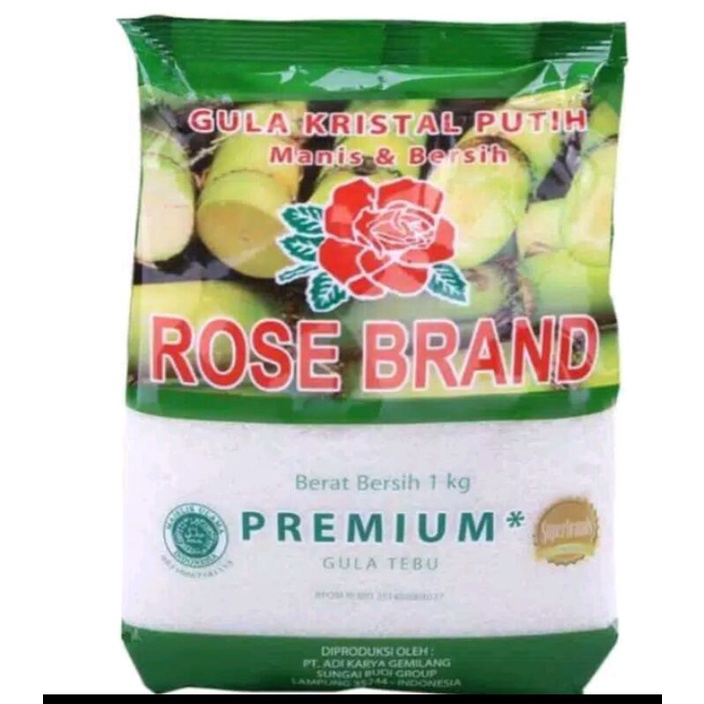 

GULA ROSE BRAND 1KG / GULA KEMASAN