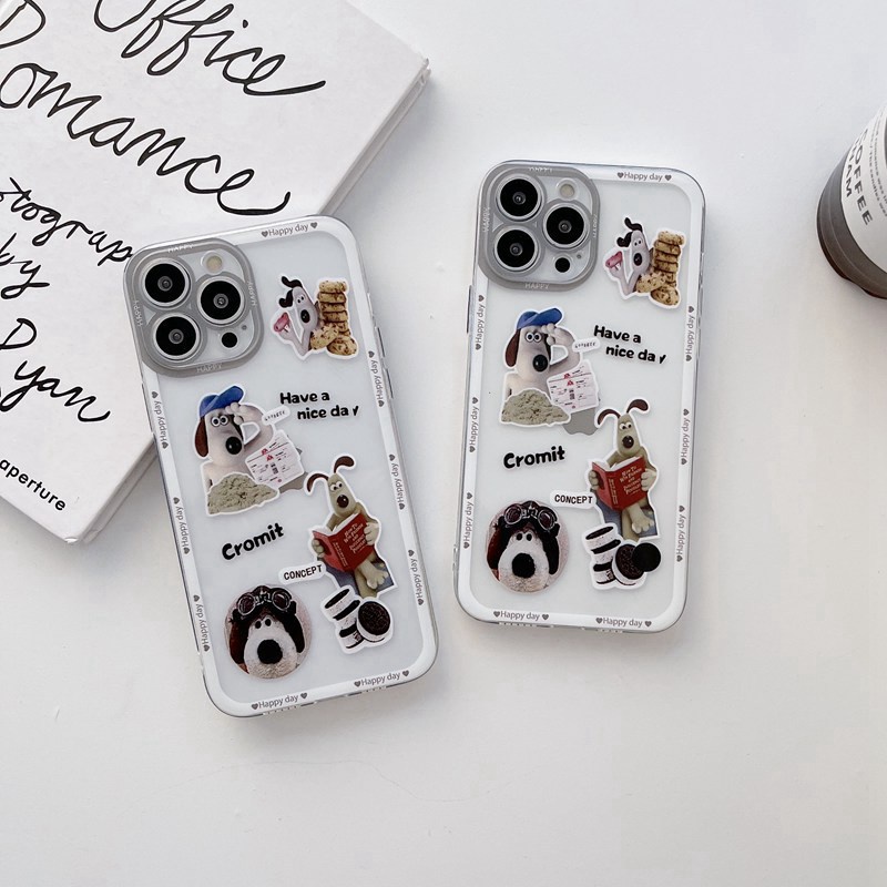 Funny Cute Dog Soft Case iP iPhone 11 12 13 Pro Max 6 6S 7 8 + Plus X XR SE 2020 XS Max Casing