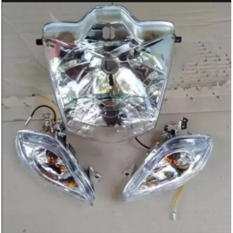 cover reflektor dan sen depan#karisma x 125 D#honda karisma
