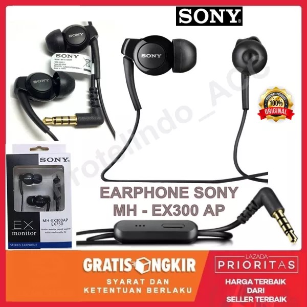 Jual HEADSET HANDSFREE EARPHONE SONY MH - EX300 AP EX 300 AP ORIGINAL