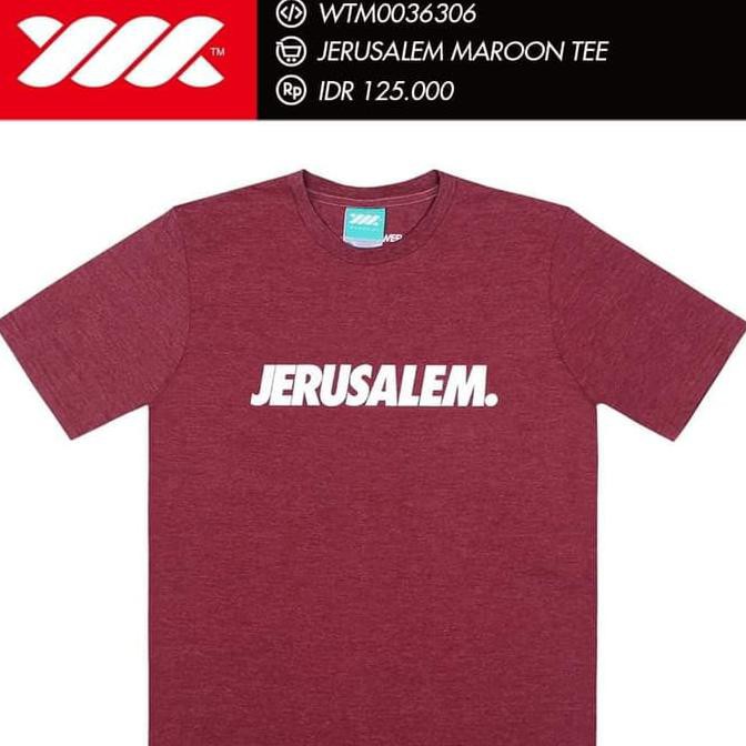 Barang Berkualitas Tshirt / Kaos WADEZIG Jerusalem (ORIGINAL) PROMO
