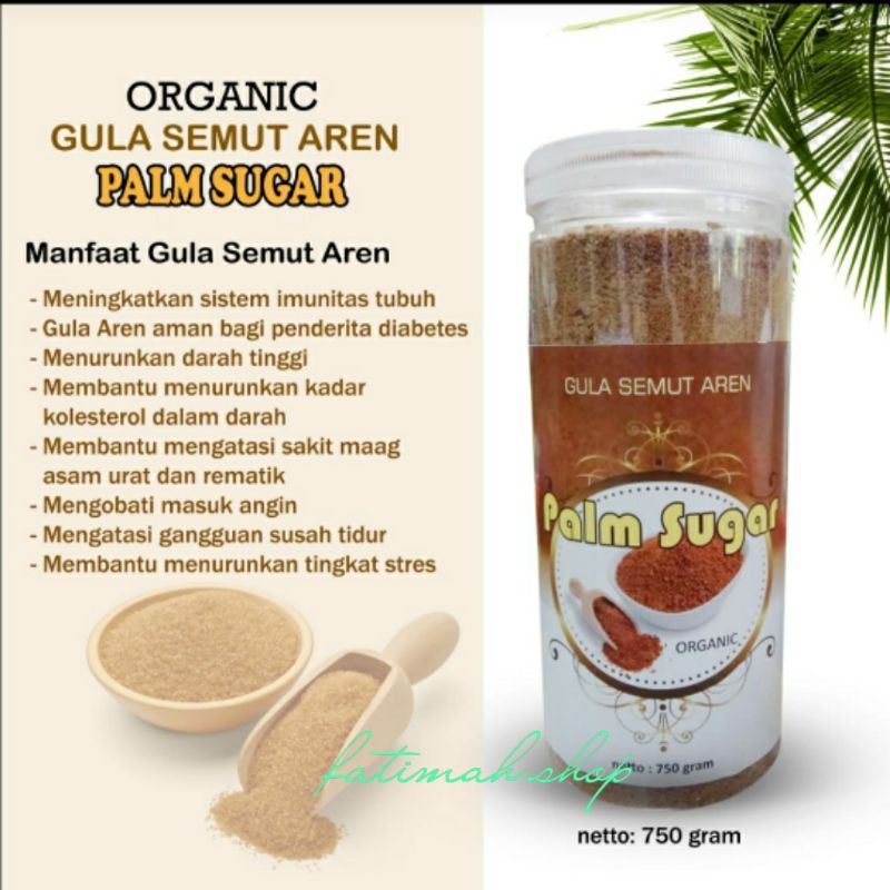 

Gula Aren Palm Sugar Organic 750gr .