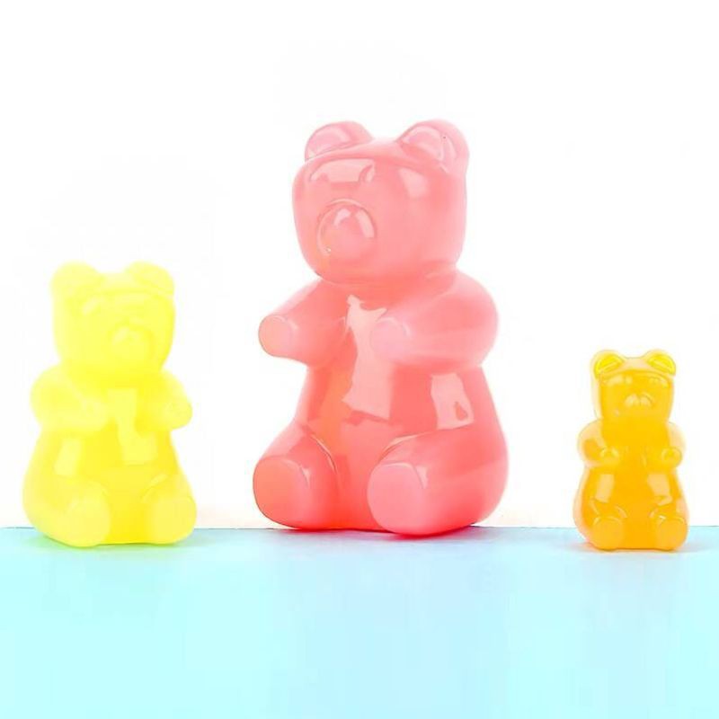 Cetakan Adonan Kue Fondant Desain Gummy Bear Bahan Silikon Model Diy