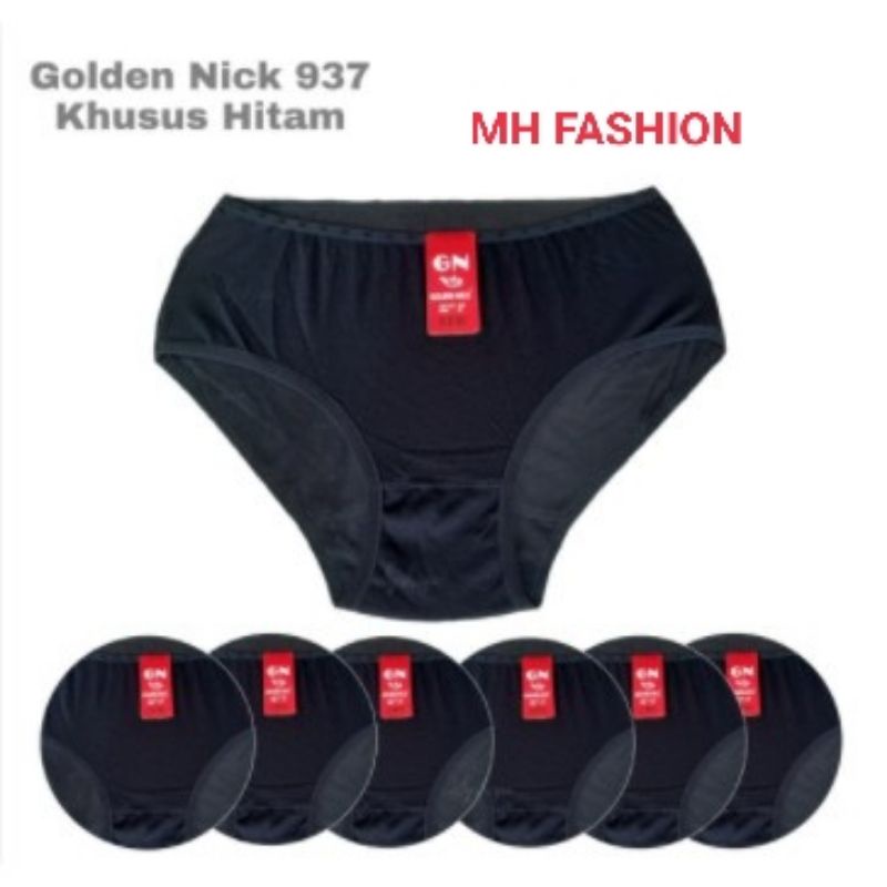 CD DEWASA GOLDEN NICK HITAM 12PCS&amp;6PCS