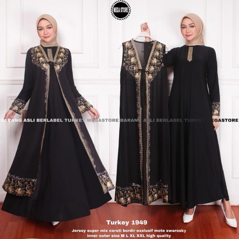 Abaya Turkey Ori Mega Store Abaya Arab Gamis Arab Gamis Turkey