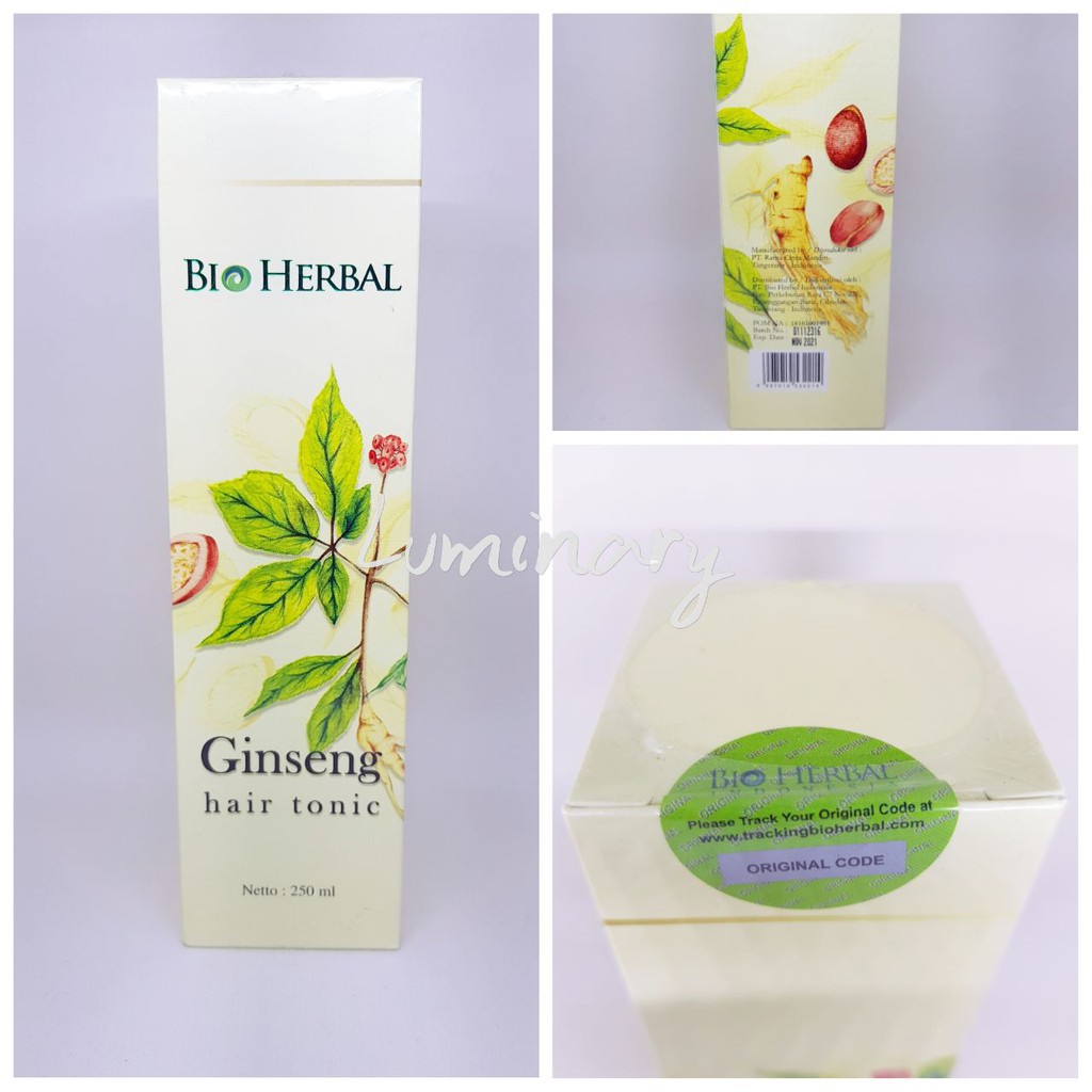 Bio Herbal Hair Tonic  Bio Herbal Ginseng Hair Tonic BPOM