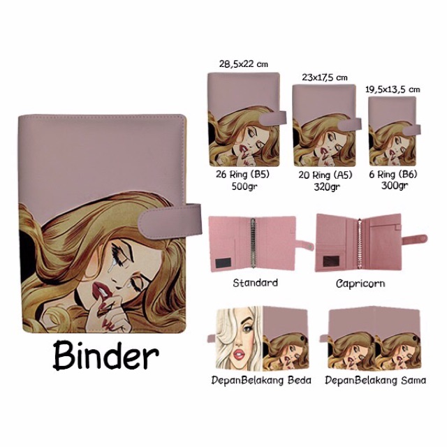 

BINDER CUSTOM 6 RING SATUAN