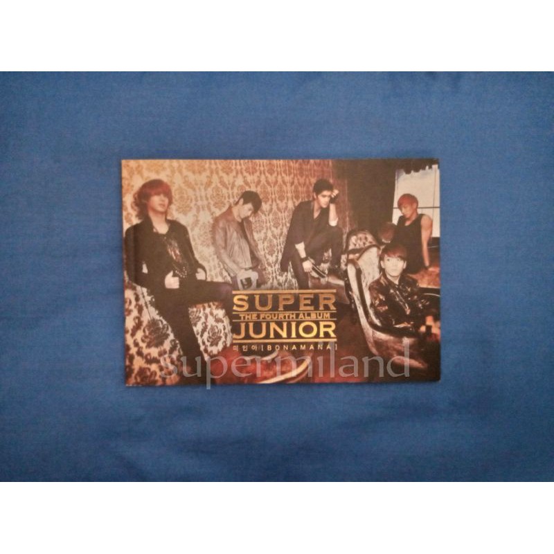 Super Junior SUJU SJ 4th Album only Bonamana A ver.