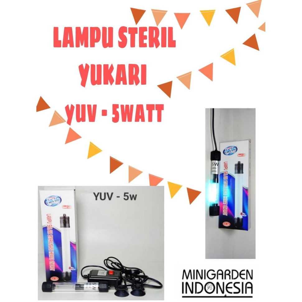 YUKARI YUV-5W 5WATT LAMPU UV LAMP STERILISASI SELAM AQUARIUM AQUASCAPE