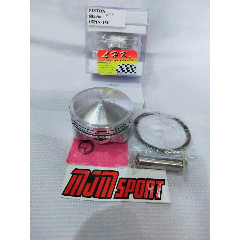 Seher LHK ukuran 68 pin 15 . piston kit LHK racing 68 pin 15 seher bahan modifikasi