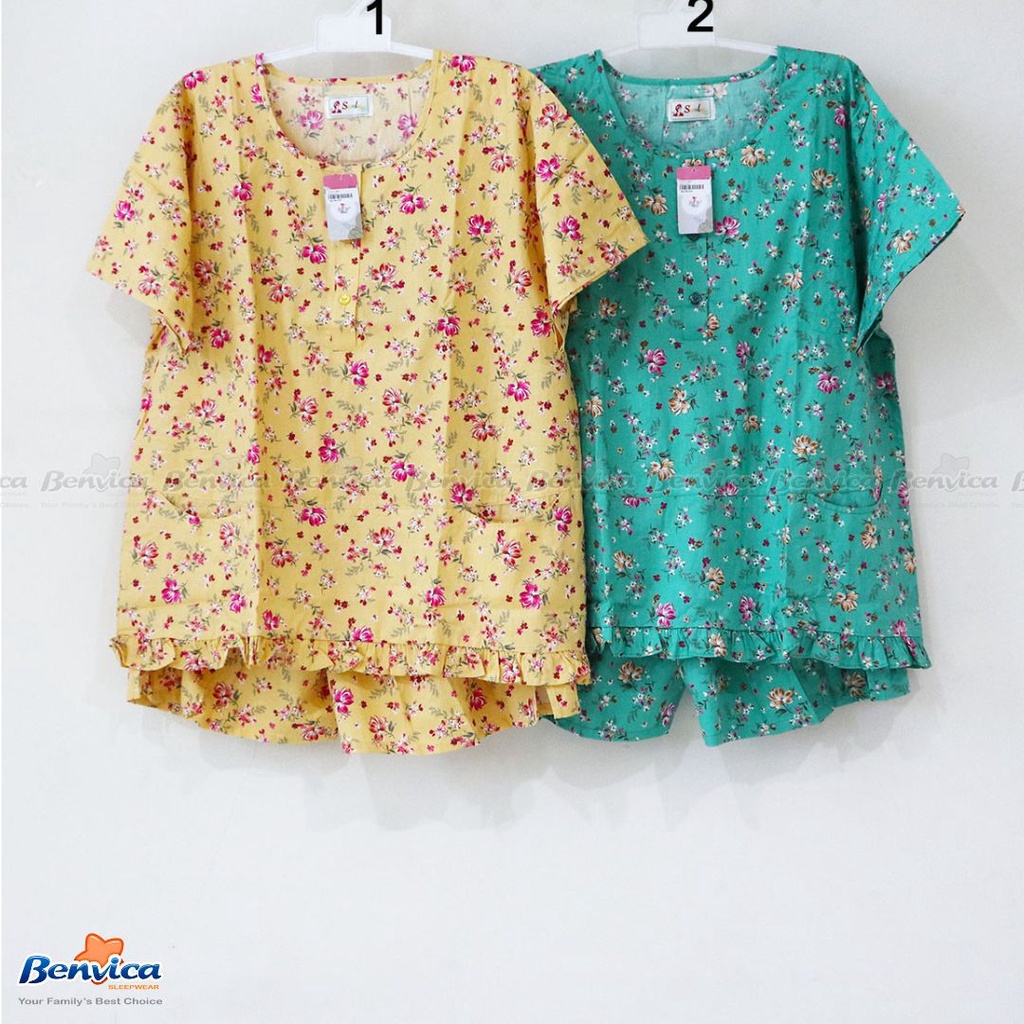 BAJU TIDUR CELANA PENDEK (3/4) 3L SUNLY - A