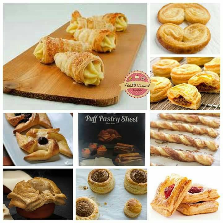 Puff Pastry Sheet Kulit Puff Pastry Siap Pakai Shopee Indonesia