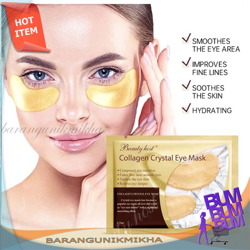 Masker Mata Emas / Gold Collagen Crystal Eye Mask - barangunikmikha