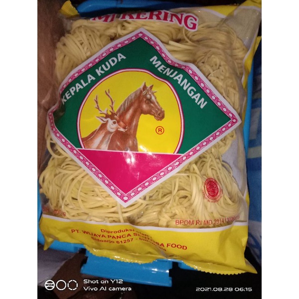 Mie Menjangan 100 gram / Mie Mawut / Mie Gepeng / Mie Menjangan Kemasan 100gr