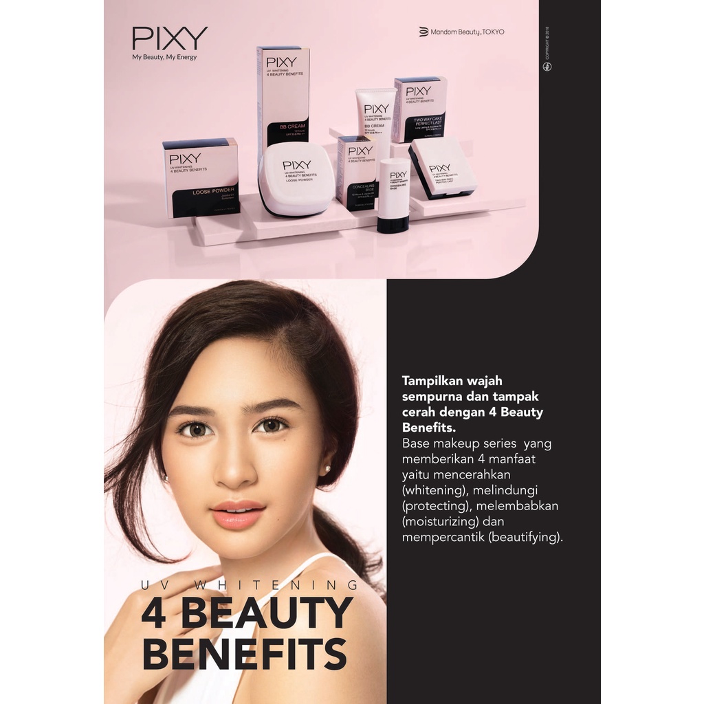 PIXY UVW BB Cream - 01 Ochre (4 Beauty Benefit)