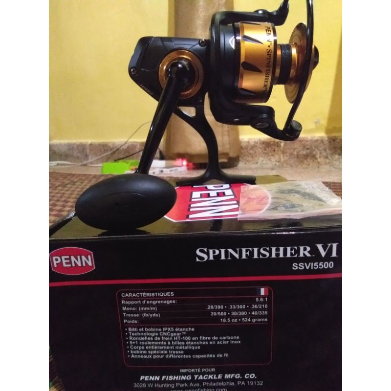 Reel PENN Spinfisher VI 5500