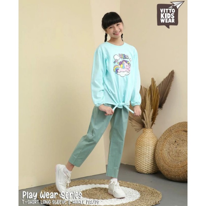 SETELAN KAOS CELANA VITTO KIDSWEAR VITTO PLAY WEAR SET