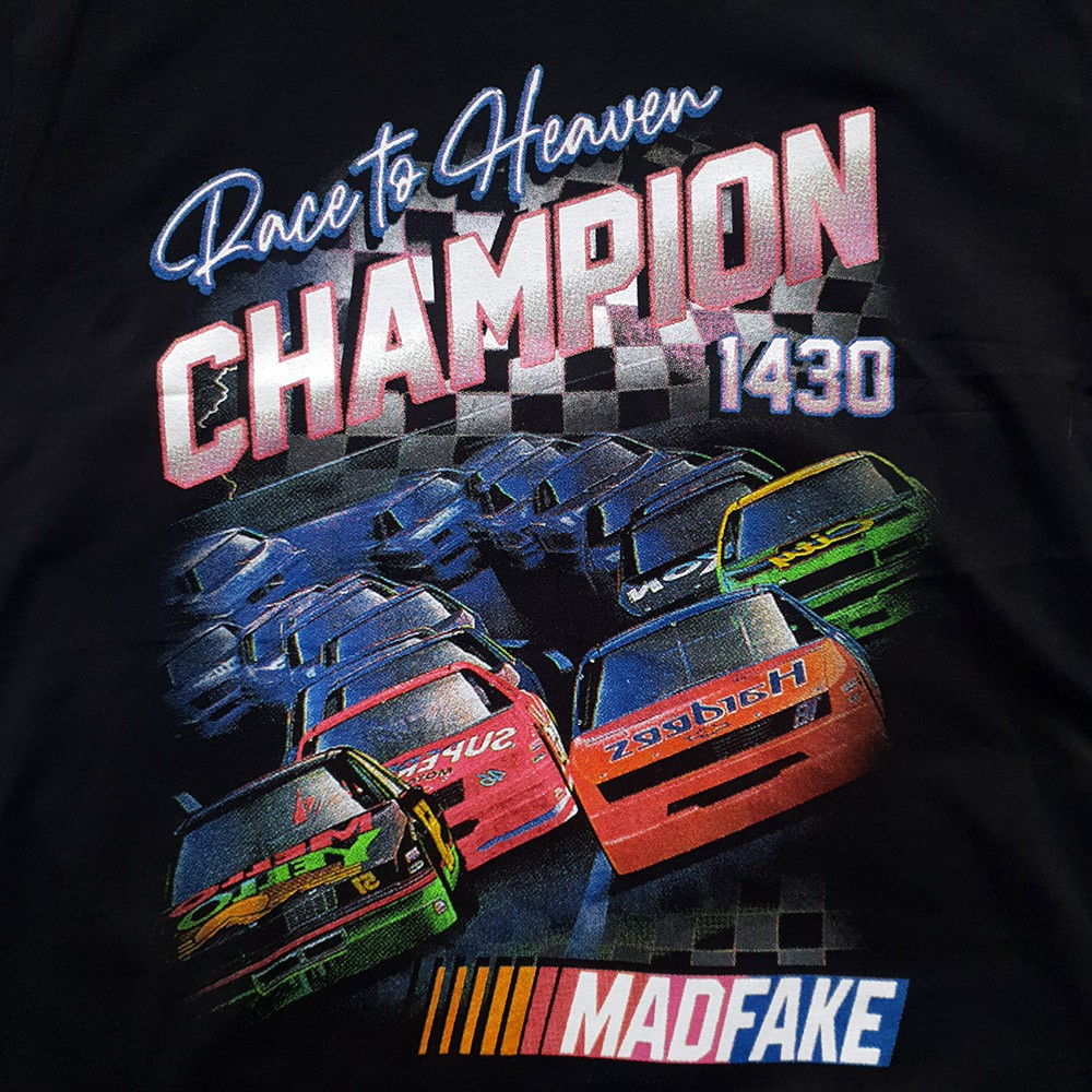 MDFK champion t shirt vintage retro style nascar