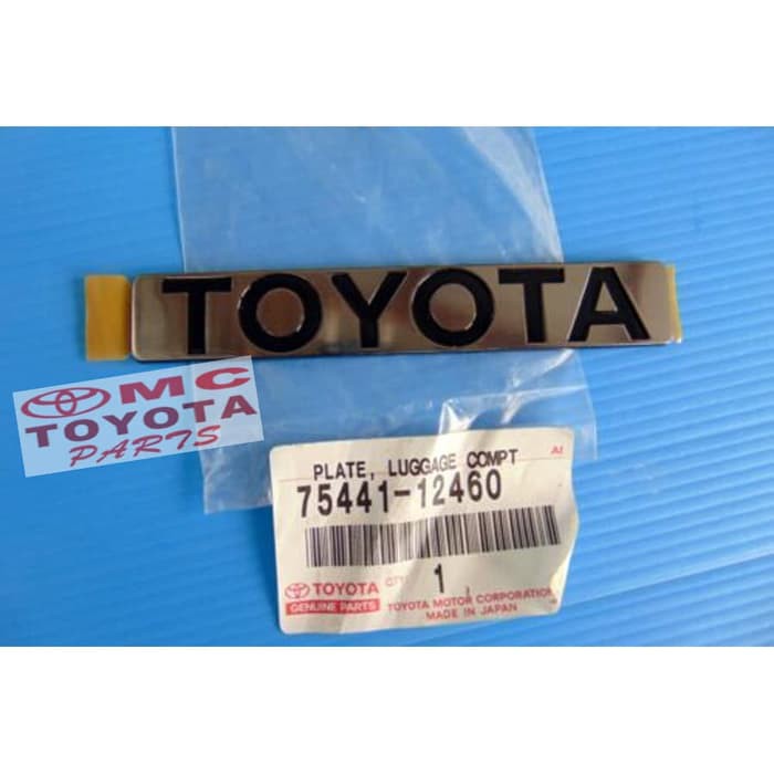 Emblem Logo Toyota Corolla AE92 EE90 75441-12460