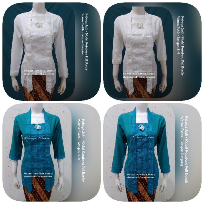 Kebaya Kutubaru. Kebaya Encim. Kebaya Bordir. Kebaya Murah. Kebaya Jumbo