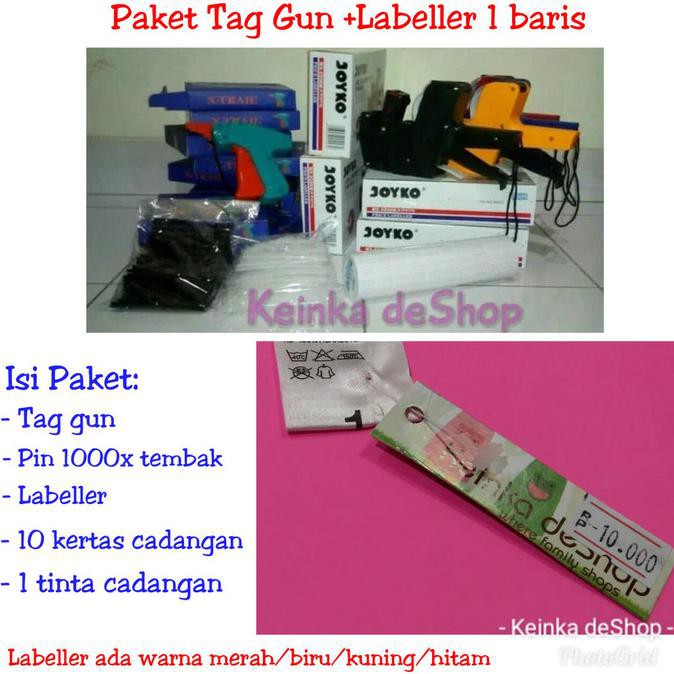 

Paling Dicari] Paket Alat Tembak Cetak Bandrol Harga Merk Labeller Tag Gun Isi Murah