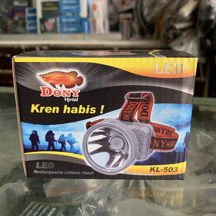 Senter Kepala Dony KL-503 KL 503 Senter Kepala LED Charger Headlamp