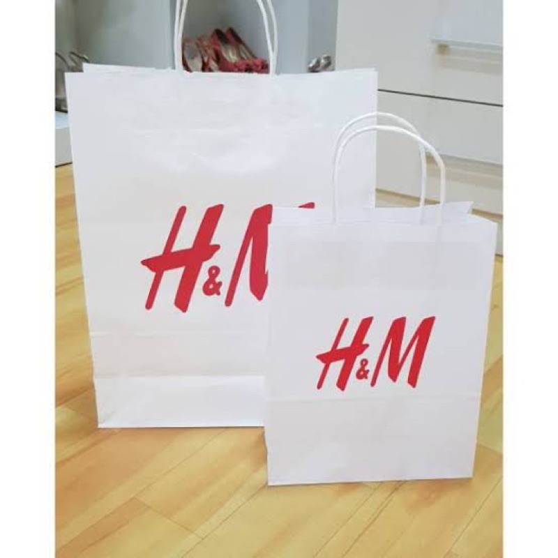 PAPERBAG ORIGINAL H&amp;M UKURAN LARGE besar