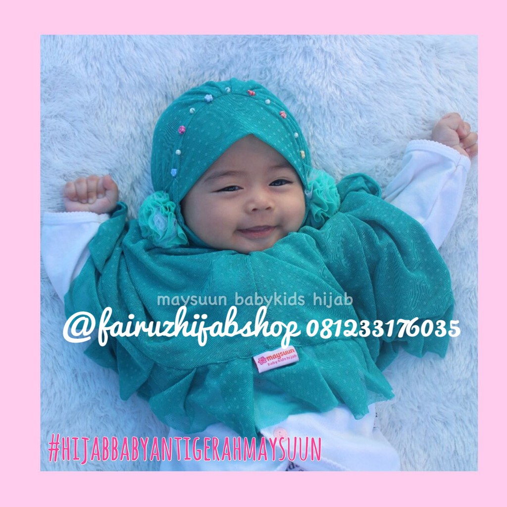 Jilbab Anak Bayi Lucu Terbaru Hijab Anak Baby Maysuun Shopee