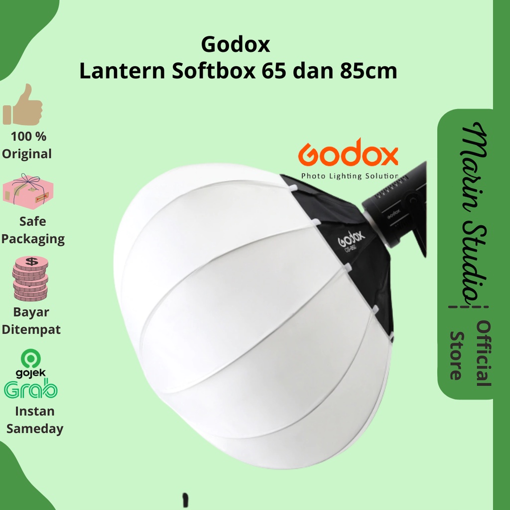 Softbox Reflector Umbrella Lantern  Godox Softbox Reflektor Lentera Original Termurah