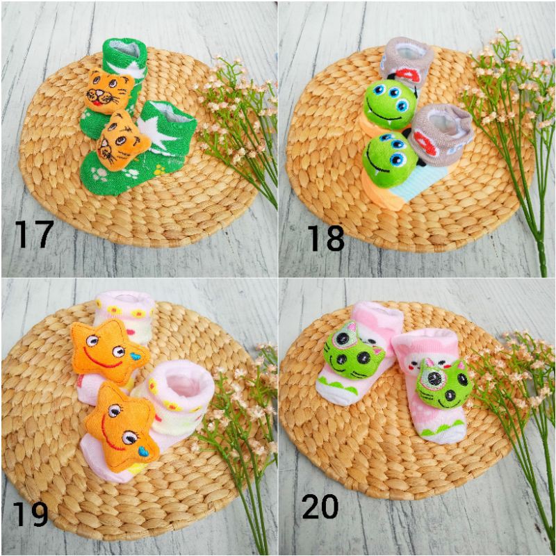 Kaos Kaki Bayi Boneka (0-6 bulan) Kaos Kaki Anak Lucu Karakter