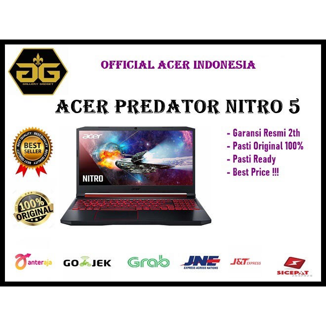 ACER PREDATOR NITRO 5 AN515-54-507M-I5 9300H 8GB 1TB GTX1050 15.6" W10