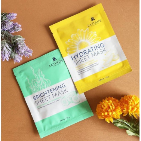 la tulipe sheet mask / masker topeng